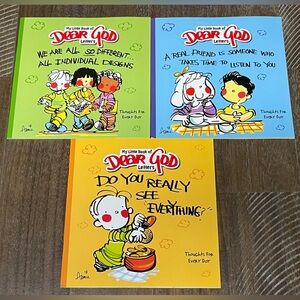 Loft of 3 My Little Book of Dear God Letters Annie Fitzgerald Set Paperback